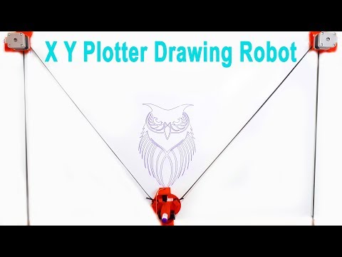 XY Plotter Drawing Robot Machine | Arduino | Polargraph