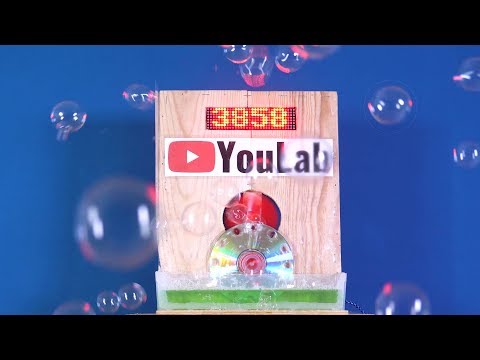 YouTube Subscriber Counter Bubble Machine