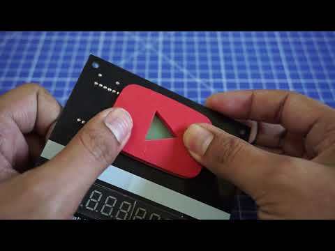 Youtube Subscribber Counter - DIY Play Button