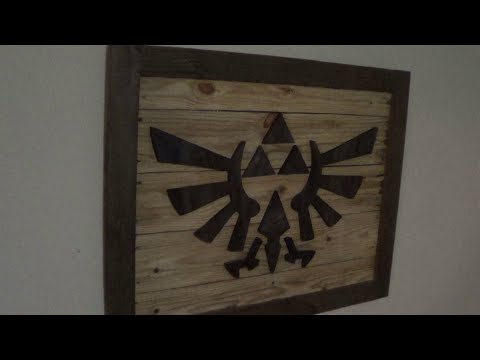 Zelda theme wood wall art