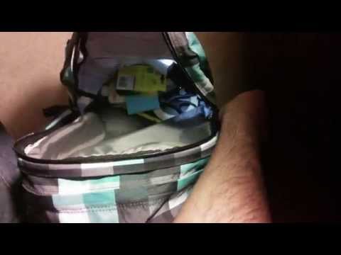 Zip triggered Bag light