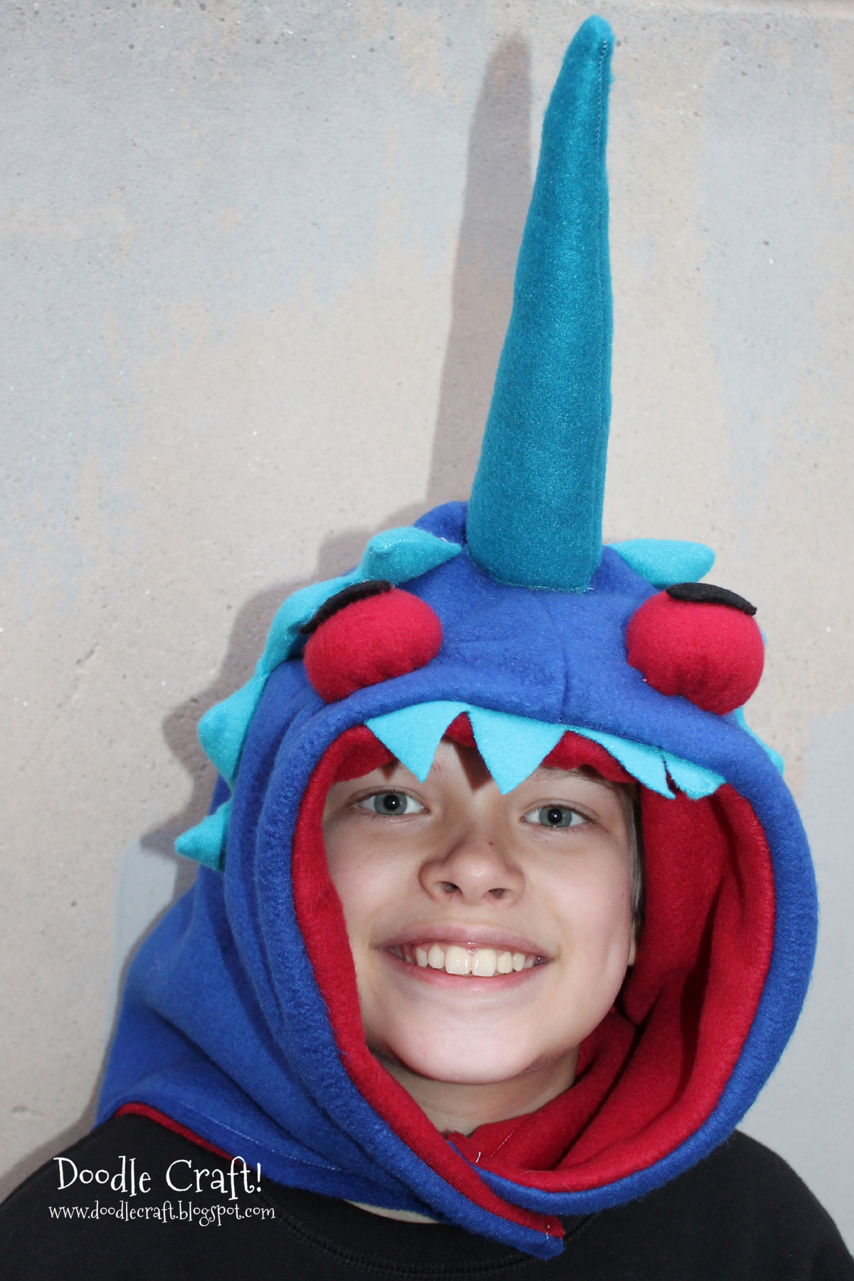 boy monster hoodie hat sea monster dragon spikes horn.jpg