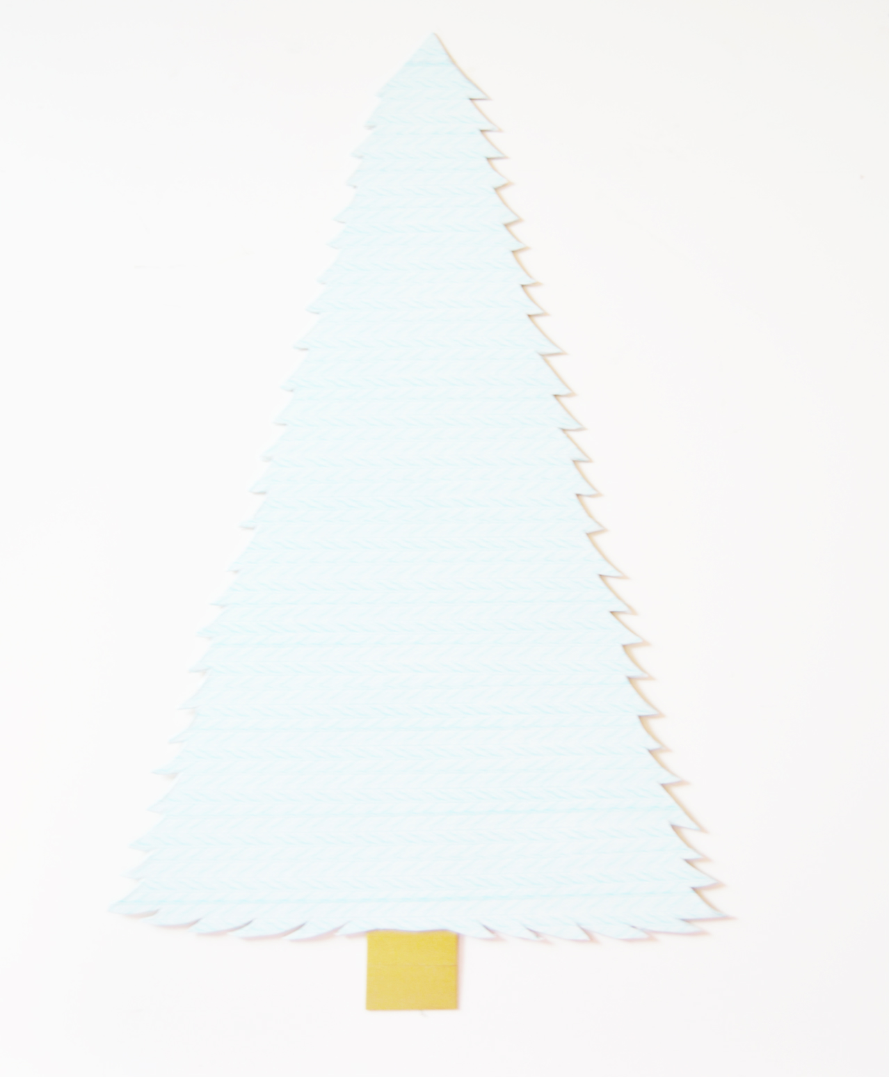 christmas tree covered with washi tape.jpg