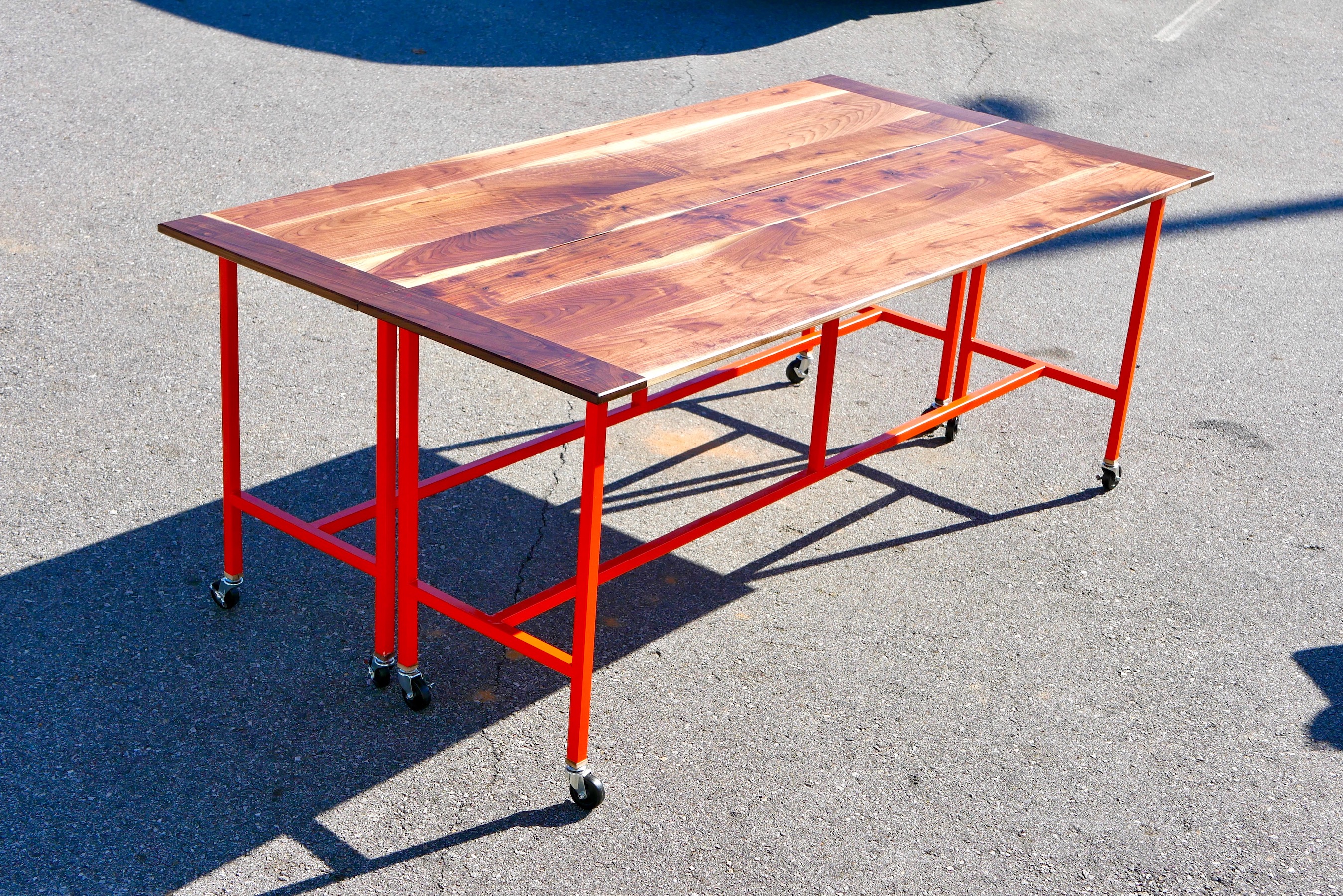crafted workshop how to build conference table dining table walnut steel.jpg