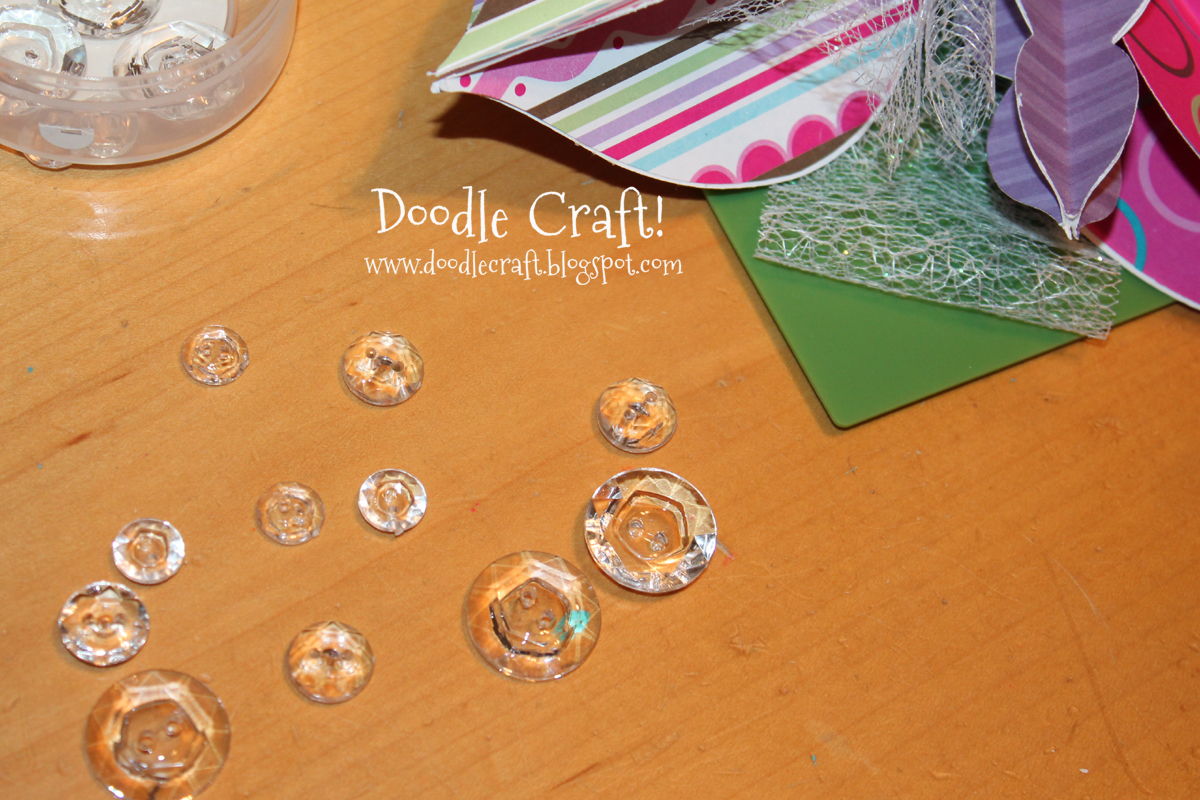 crystal stampin up buttons for ornament punch 3d snowflake.jpg