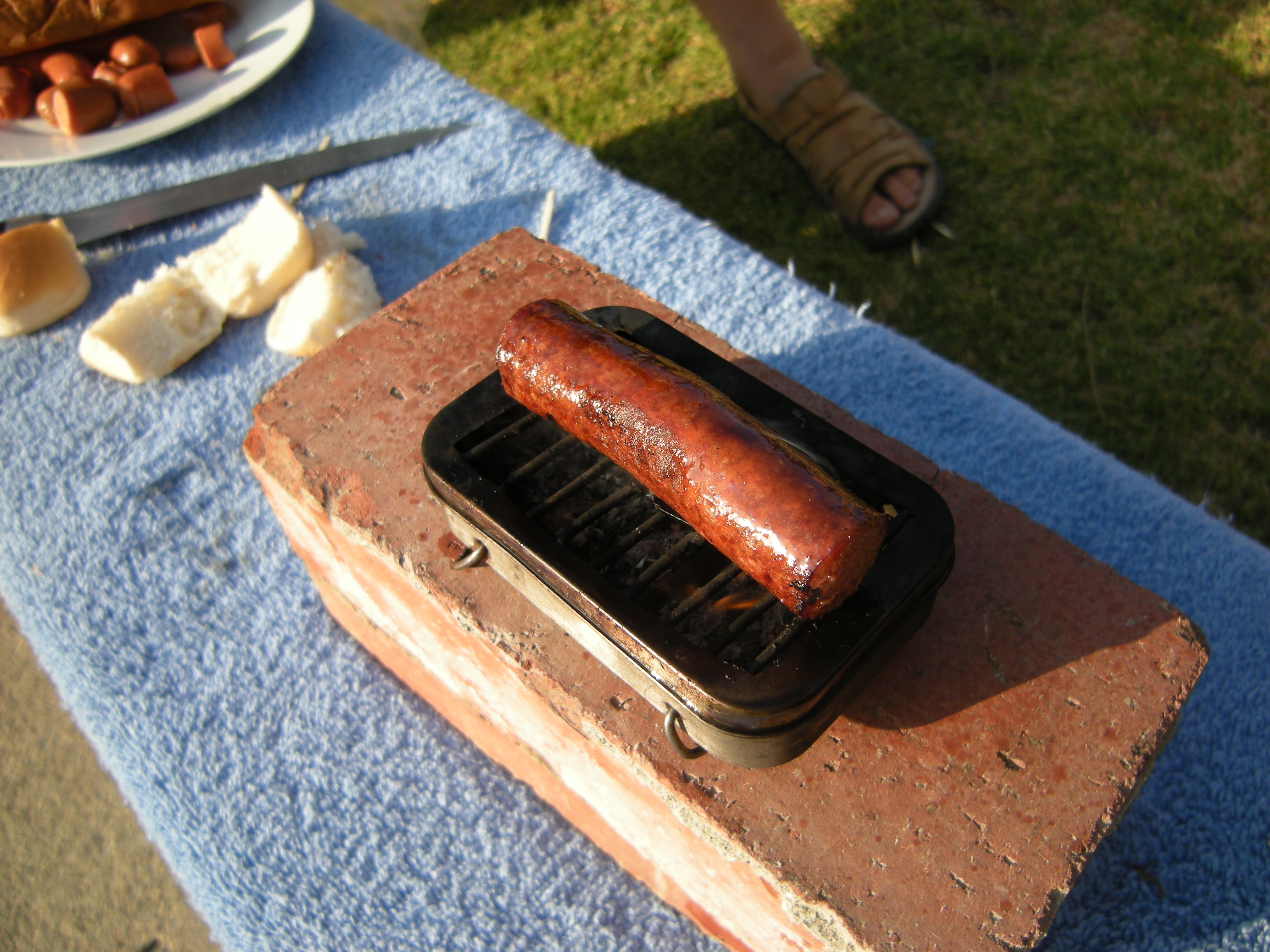 eBq BBQ grill in use