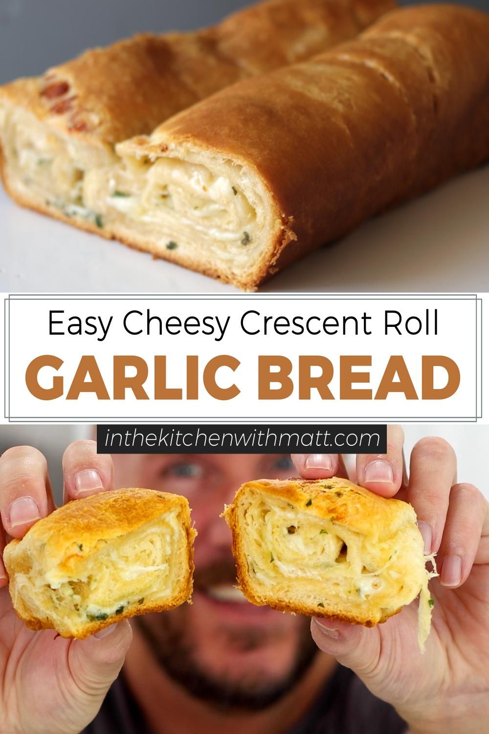 easy cheesy crescent roll garlic bread pin.jpg