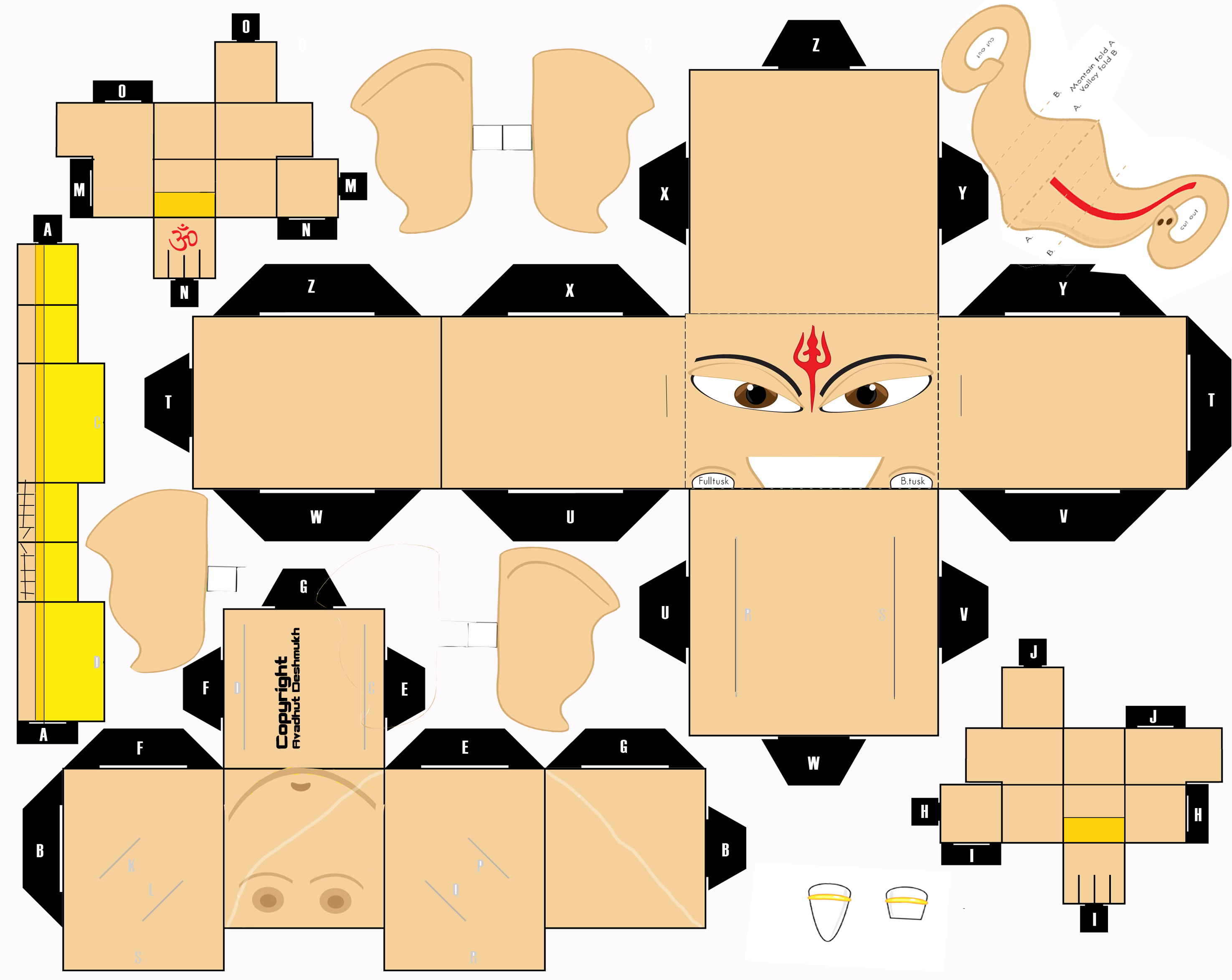 ganapati papercraft template.jpg