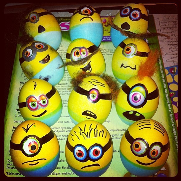 hand painted minion easter eggs easter egg decorating ideas diy easter crafts for kids-f19976.jpg