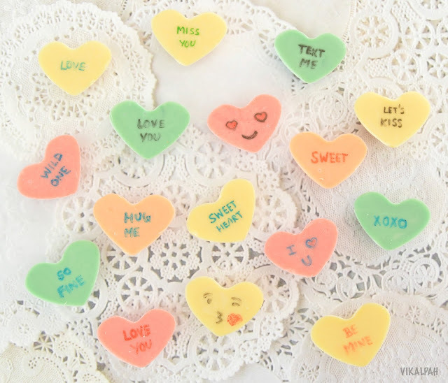 homemade conversation hearts using edible pen-2.jpg