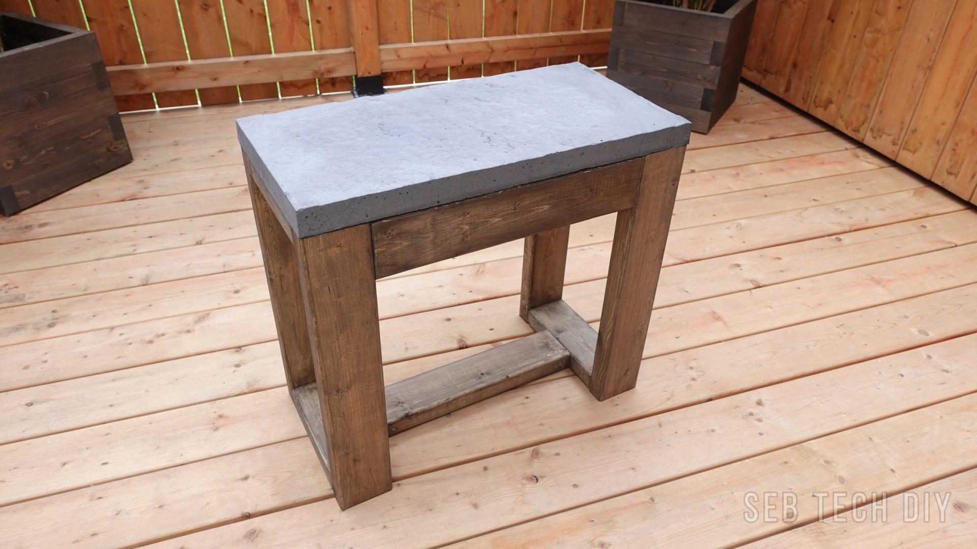 how to build an outdoor wooden side table out of 2x4s diy woodworking project a.jpg