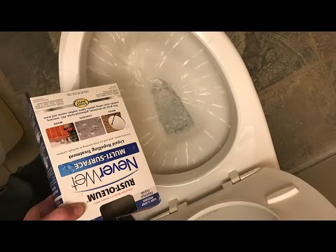 how to create a HYDROPHOBIC self cleaning toilet!!!