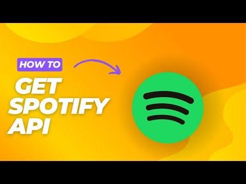 how to get spotify api (Client ID and Client secret)