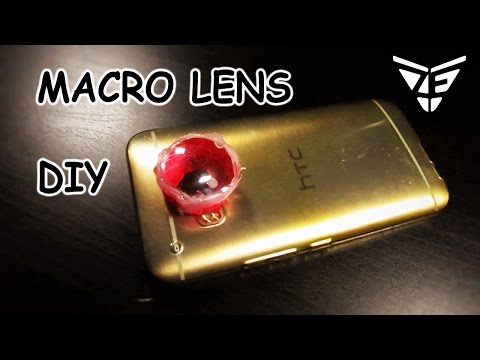 how to make a MACRO LENS from recycled bottle