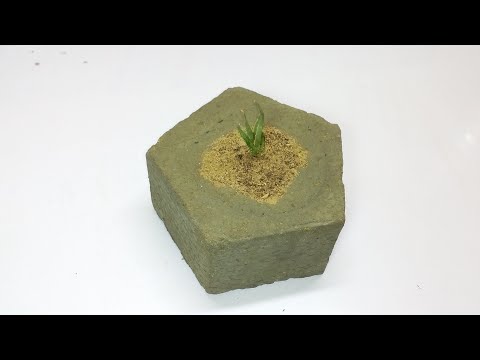 how to make planter mold - cement planters diy