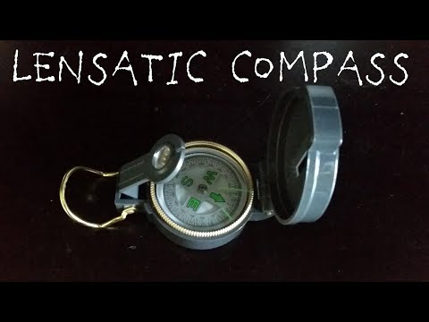 how to use a lenstatic compass