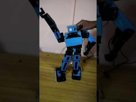 humanoid robot. side bend