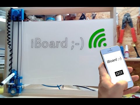 iBoard! - Una lavagna controllata via internet (autocancellabile) DIY