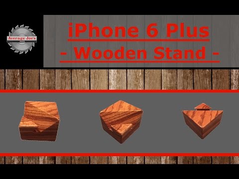 iPhone 6 Plus Wooden Stand