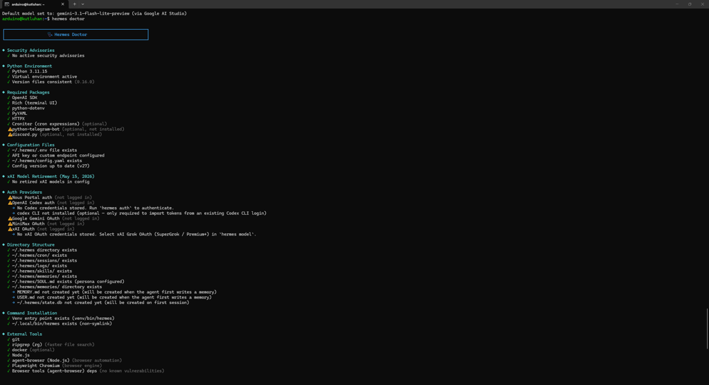 install_hermes_uno_q_14_check_status.png
