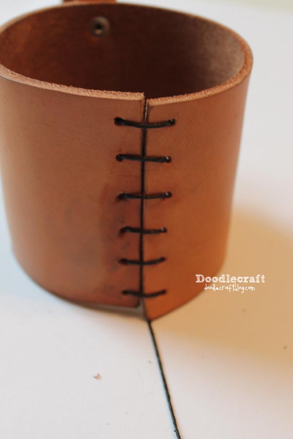 leather mason jar mug coozie easy diy guy gift man father's day dad gift ideas rustic cool (30).JPG