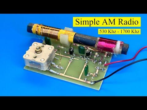 make a simple AM radio!!! Anyone with an Electronics Hobby Can Make radio