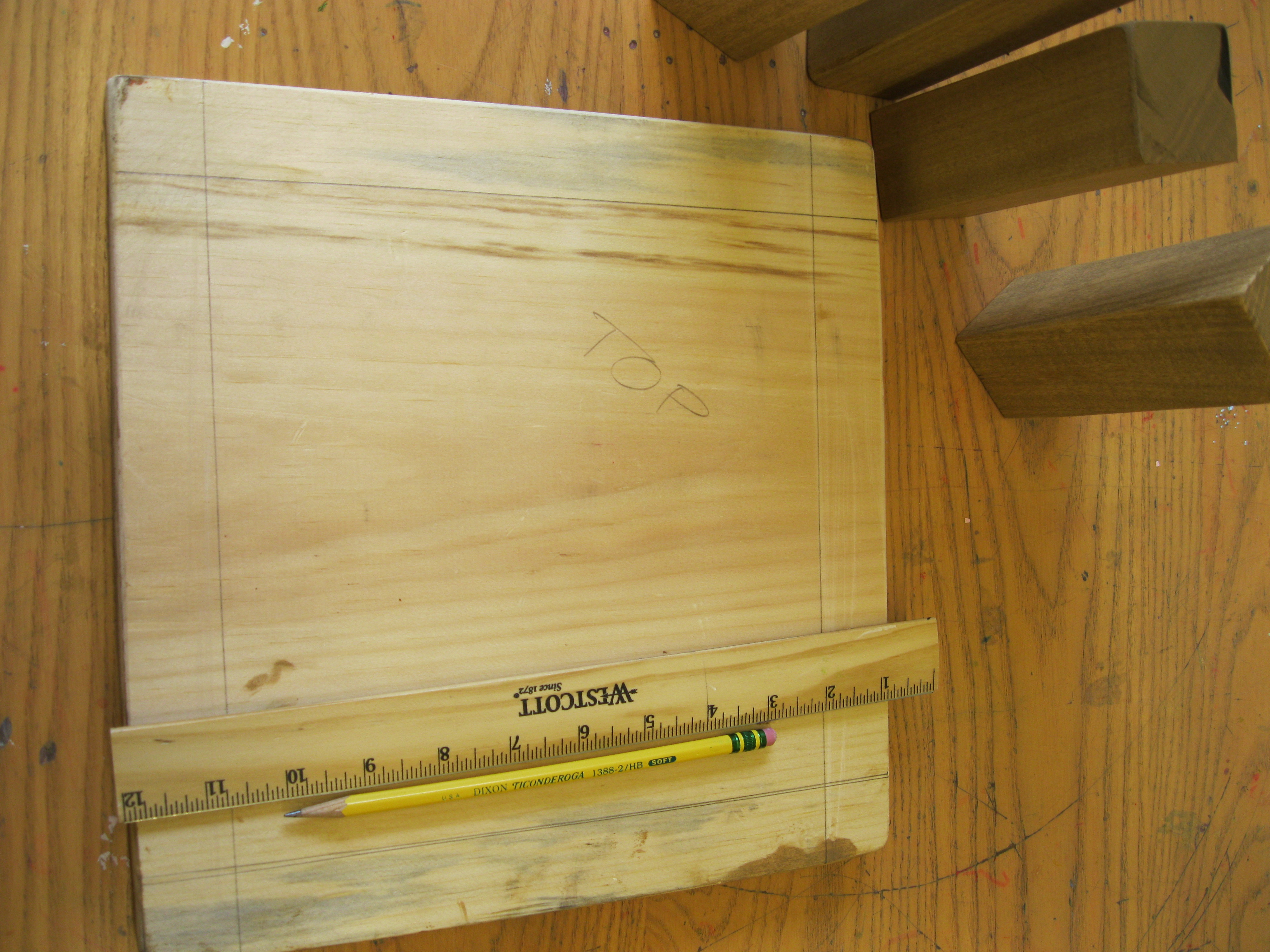measuring guide lines on top.JPG