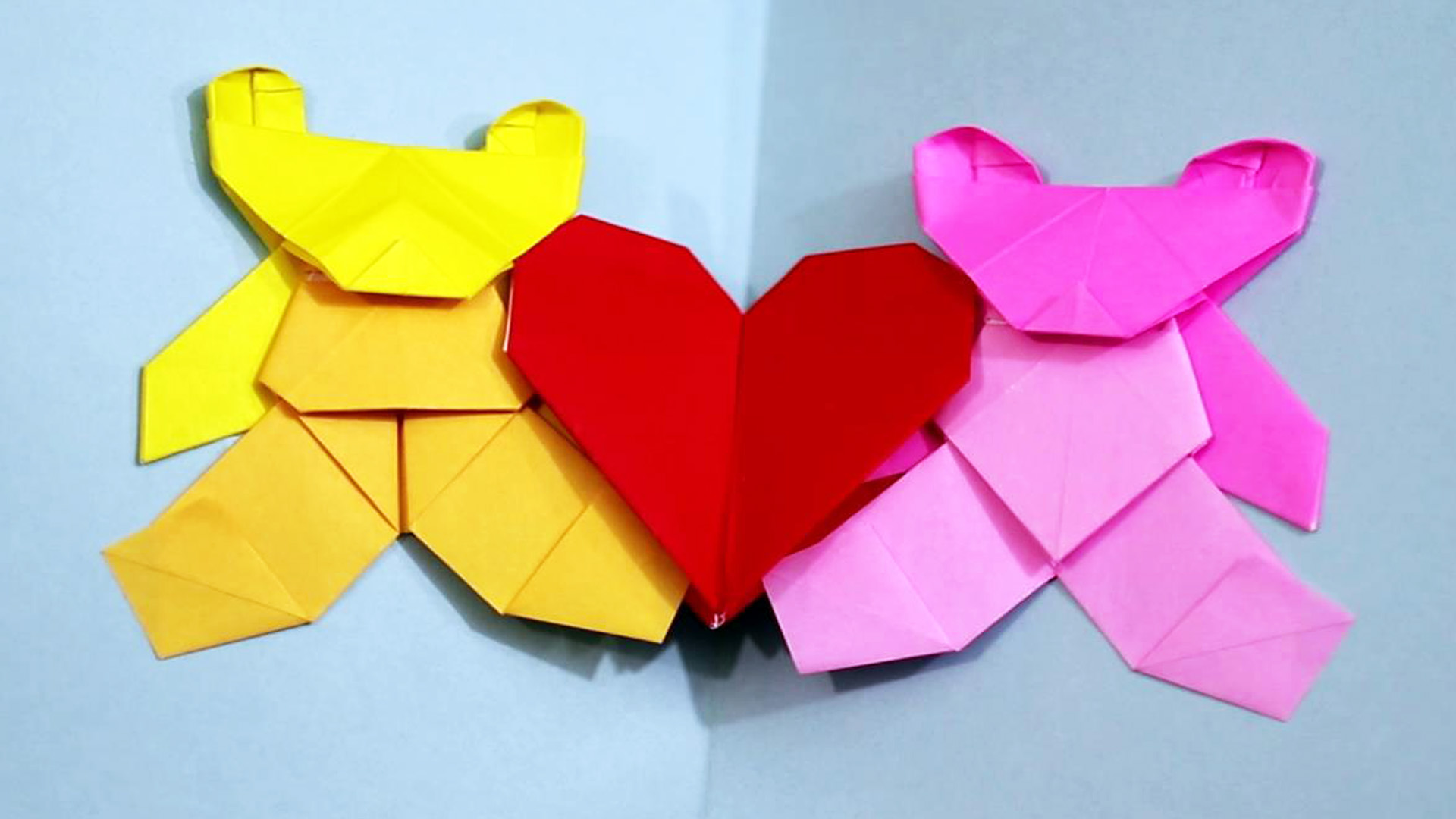 origami teddy bear love heart rose valentines beautiful.jpg