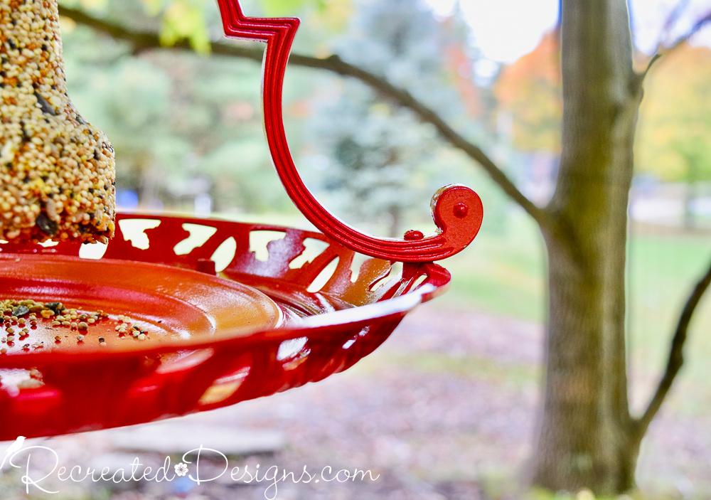 painted-light-fixture-bird-feeder-diy-red-spraypaint-Recreated-Designs.jpg