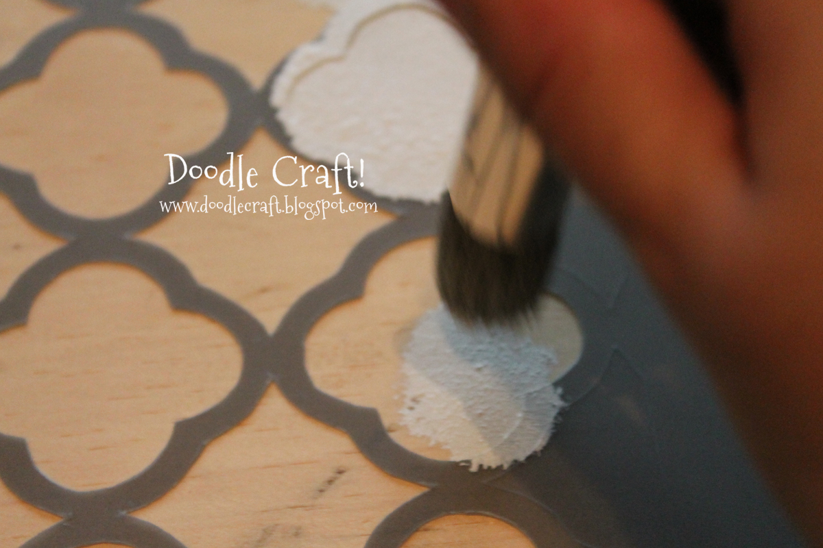 painting the stencil quatrefoil pattern background.jpg