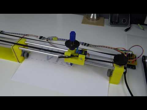 printing on Doter (uncut) - huge Arduino based dot matrix printer