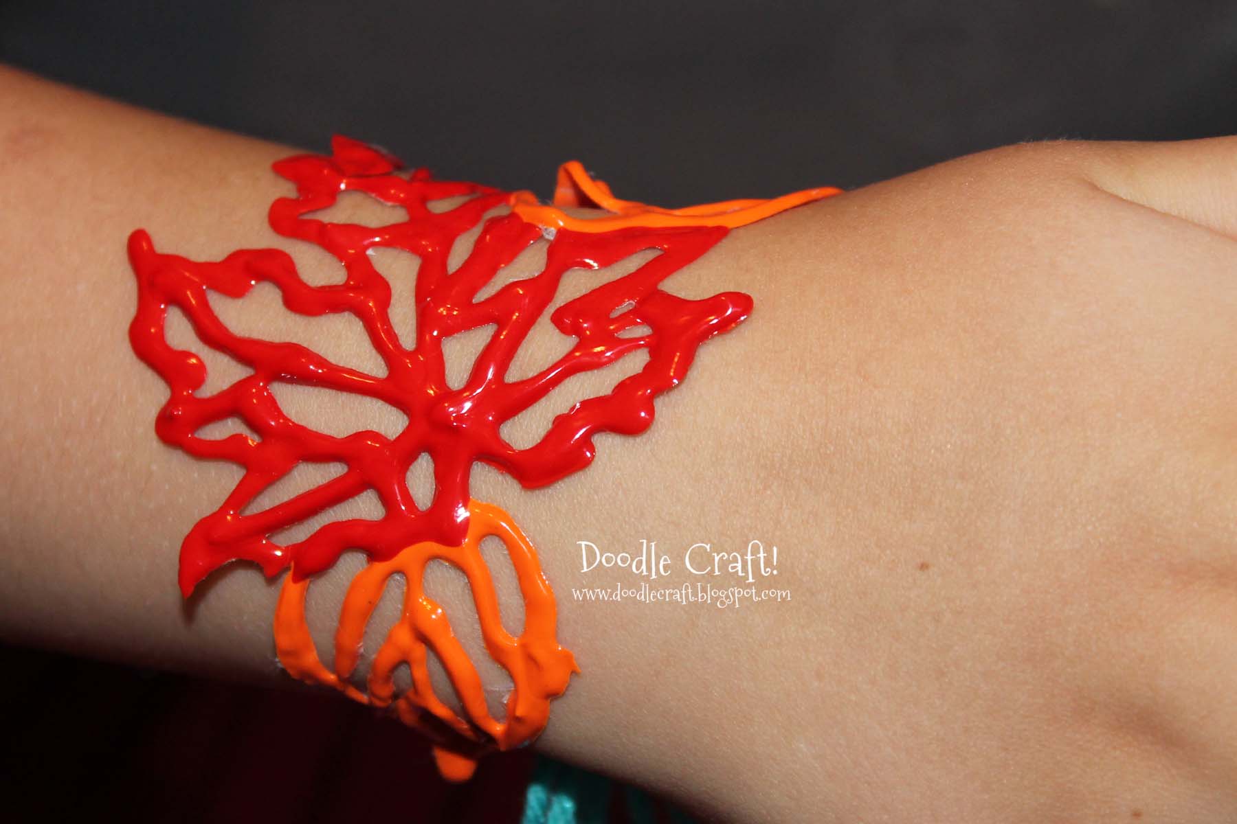 puff paint bracelets leaves.jpg