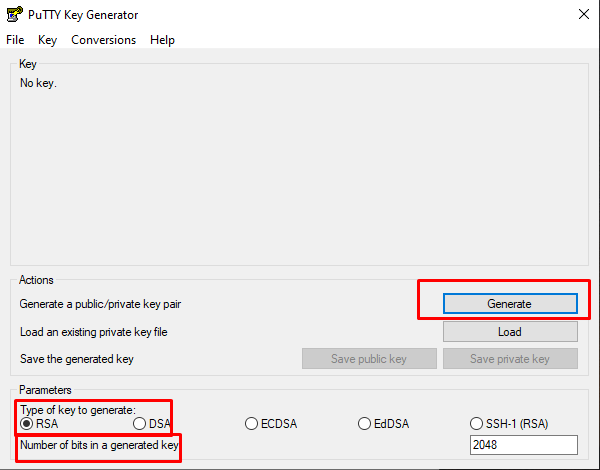puttygen generate SSH key.png