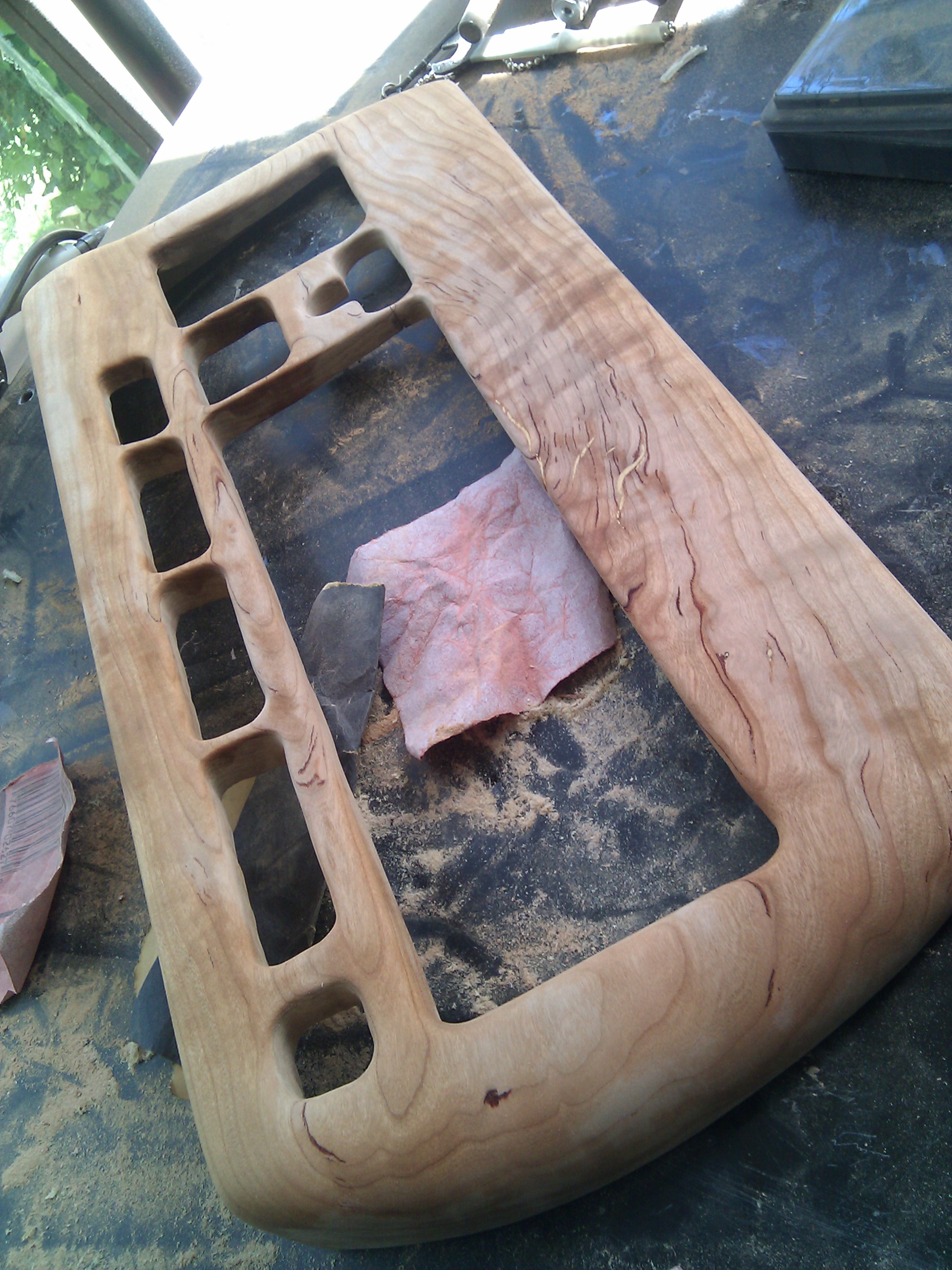 sanding the frame.jpg