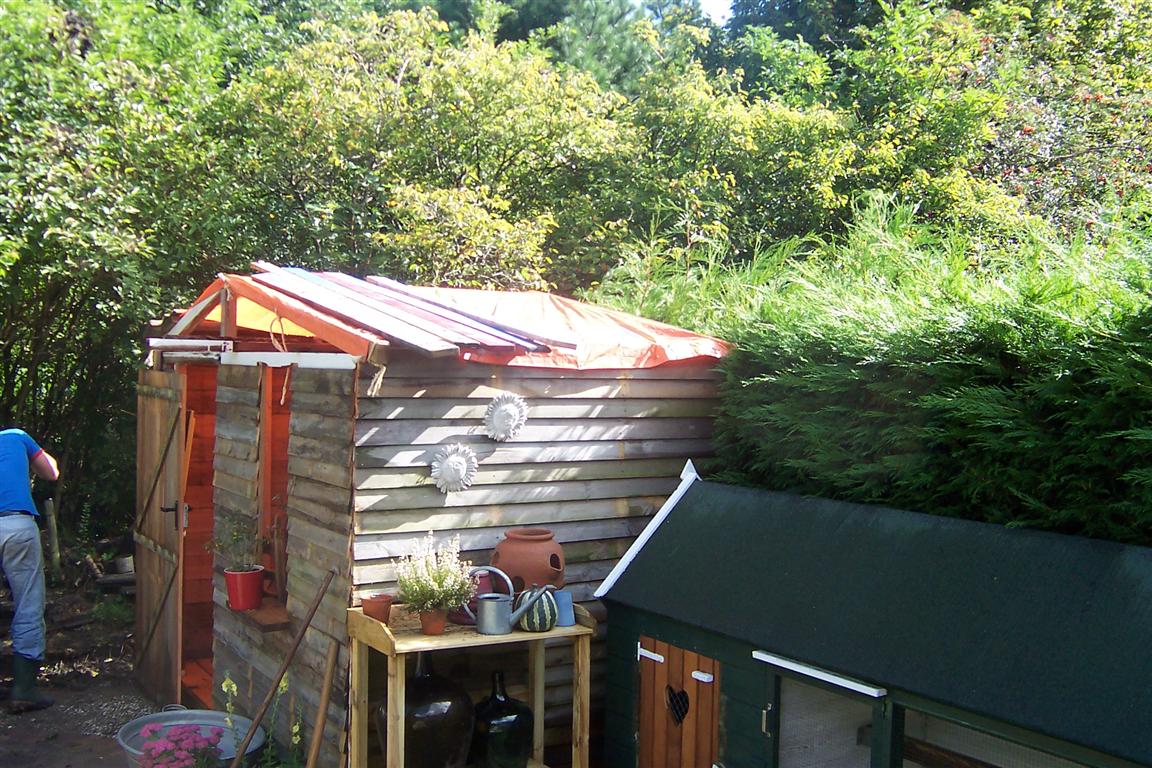 schuur in aanbouw (Medium).JPG