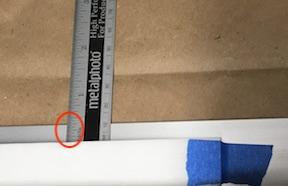 set spacer to bottom of the angle.jpg