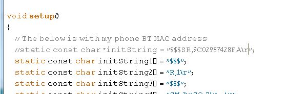 setting MAC address of phone in the Arduino code.JPG
