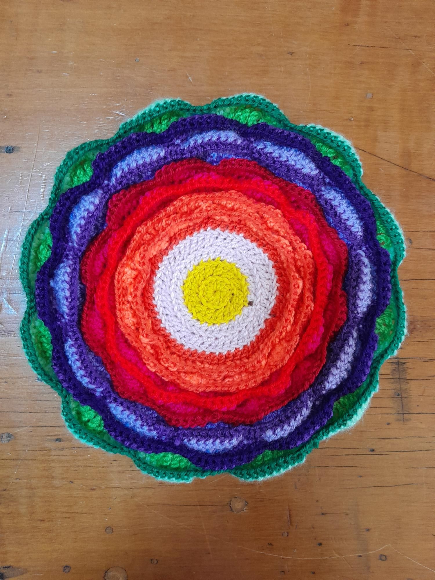 small wall art flower  mid construction.jpg