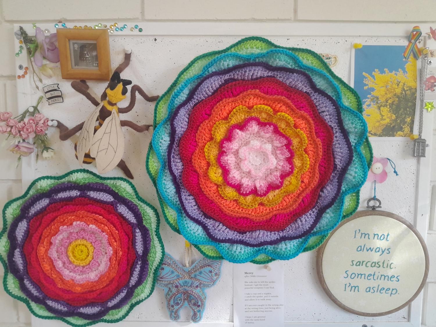 small wall art flower on display.jpg