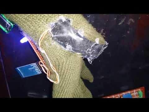 test of the Glove for project Smart Car working by Movement of the Finger