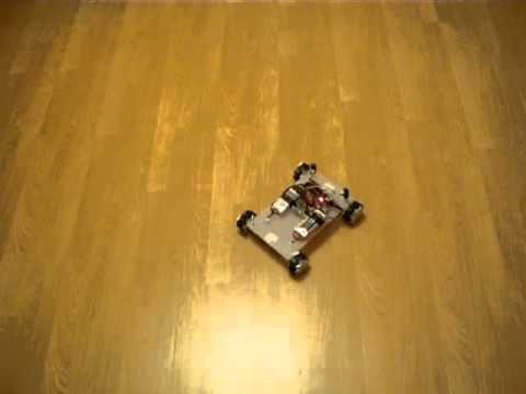 testing voice controlled mecanum wheel robot