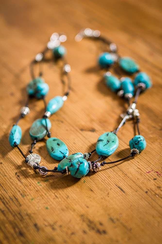 turquoise clay beads necklace-9157.jpg