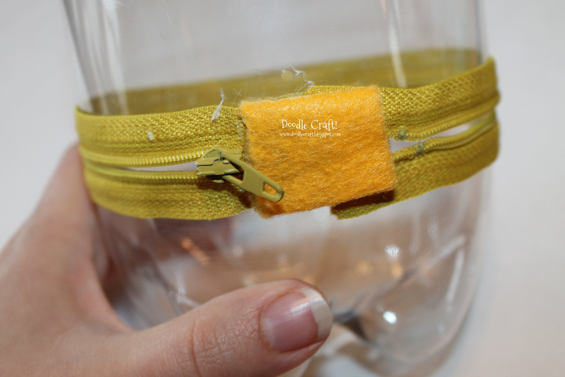 upcycled crafts indie recycled green zippered pencil pouch.jpg