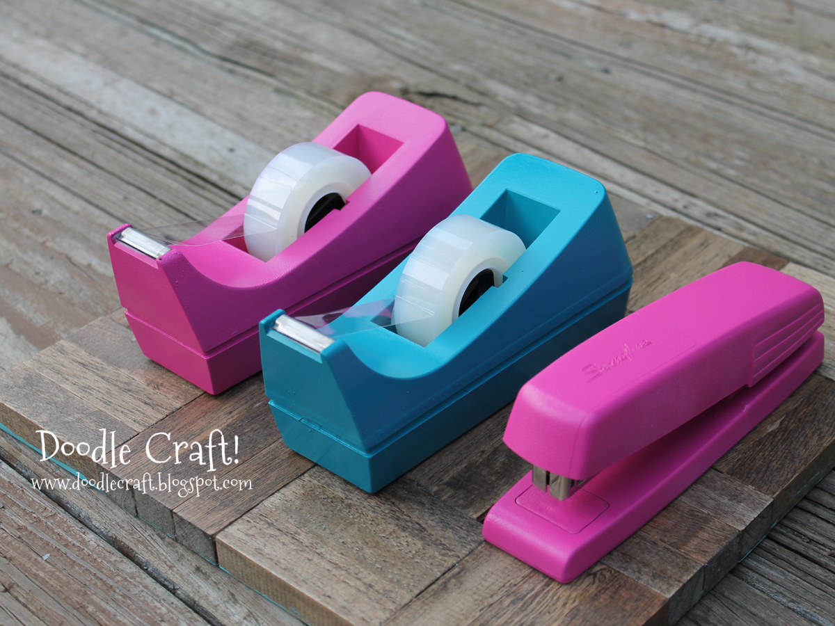 upcycled office supplies project craft spray paint.jpg