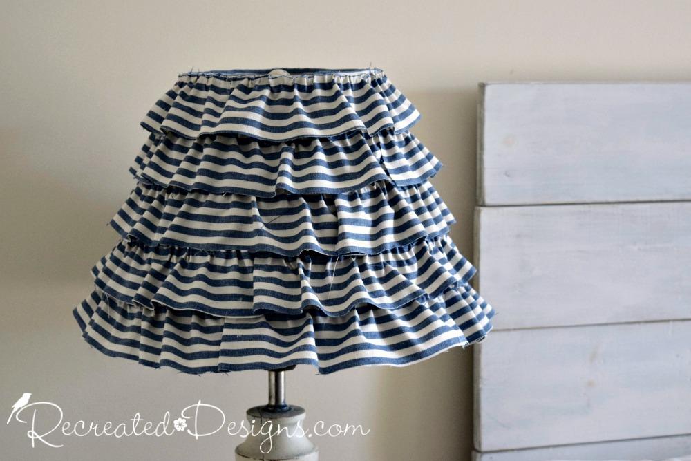 vintage-inspired-fabric-stripes-blue-cream-recreated-lamp-shade-dump-find-diy-recreateddesigns.jpg