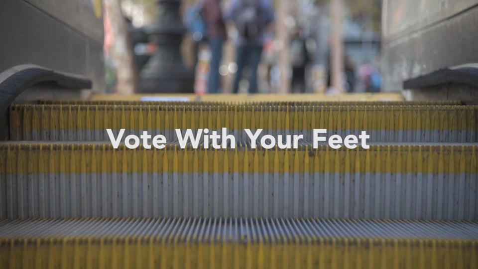 vote with your feet