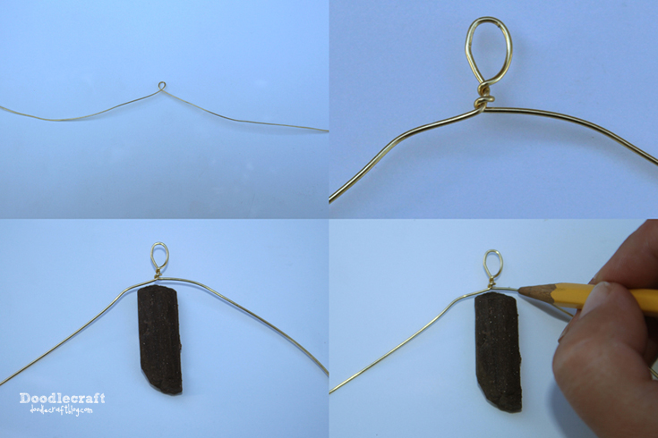 wire wrapped pendant necklaces rocks petrified wood gold leather (10).jpg