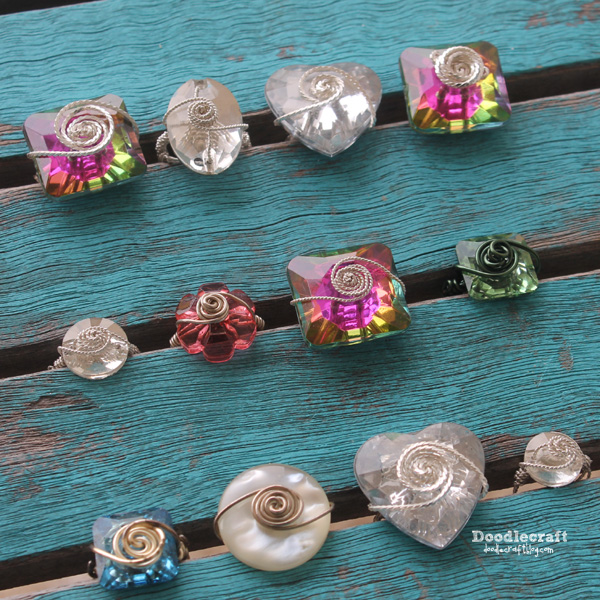 wire wrapped rings buttons crystal facet faceted diy tutorial (3).JPG