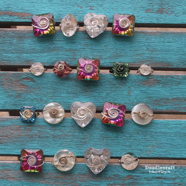 wire wrapped rings buttons crystal facet faceted diy tutorial (9).JPG