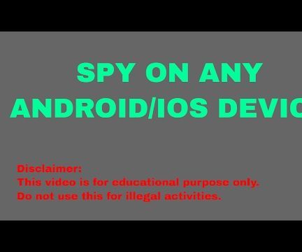 HOW TO SPY ON ANY ANDROID DEVICE FOR FREE IN TELUGU